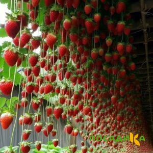 Клубника ампельная Анастасия купить по цене от 370р. в интернет-магазине «Посадика» с доставкой почтой в в Бирске и по всей России – [изображение №1].