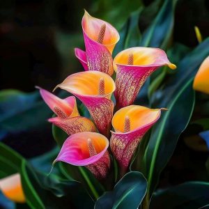 Калла Оникс купить по цене от 450р. в интернет-магазине «Посадика» с доставкой почтой в в Бирске и по всей России – [изображение №1].